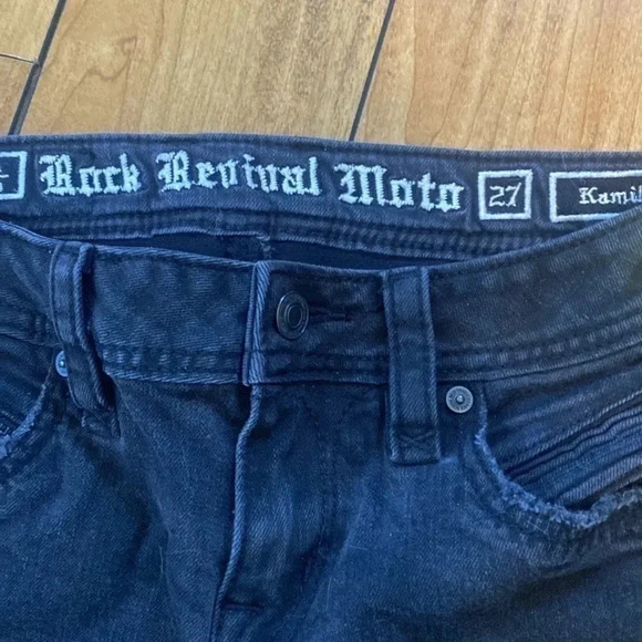 Rock revival kamil moto jeans - Picture 4 of 10